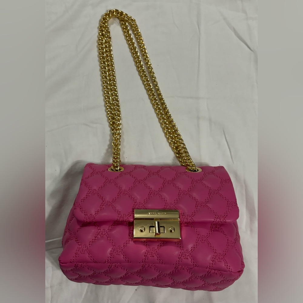 Anne Klein Quilted Turn Lock Shoulder Bag NWOT - Picture 3 of 10